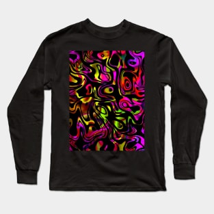 COLOR Evolution Abstract Art Wall Decor. Long Sleeve T-Shirt